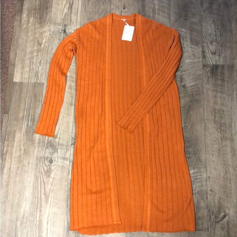 FREE PEOPLE kimono sweater full length cardigan